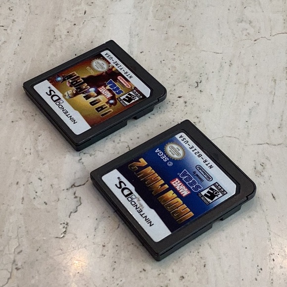 Iron Man Nintendo DS Game & Iron Man 2 DS Games Marvel Lot Of 2 Superheroes - Picture 4 of 12